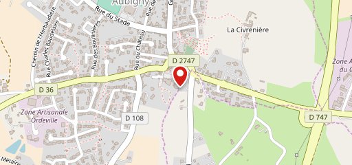 La Cabanière sur la carte