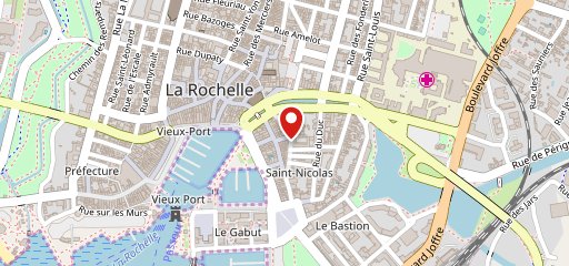 La Calhutte La Rochelle sur la carte