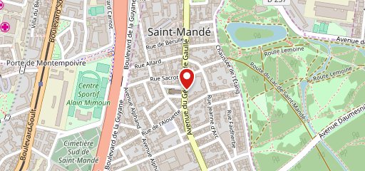 La Canopée de Saint-Mandé sur la carte