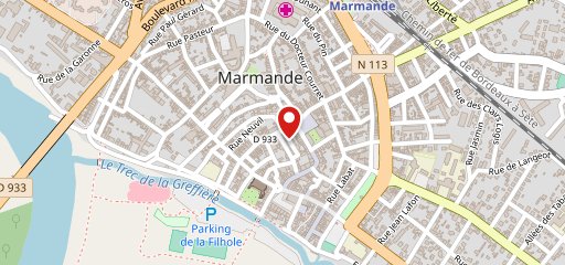 La cantine de marmande sur la carte