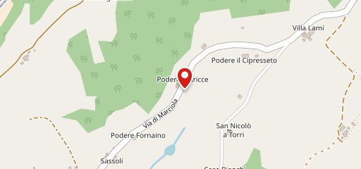 La Casa di Caccia Roveta sulla mappa