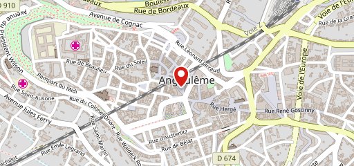 La Cour Restaurant Angoulême sur la carte