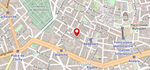 La Couvée Montmartre sur la carte