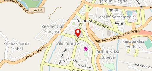 La Coxinha Itupeva no mapa