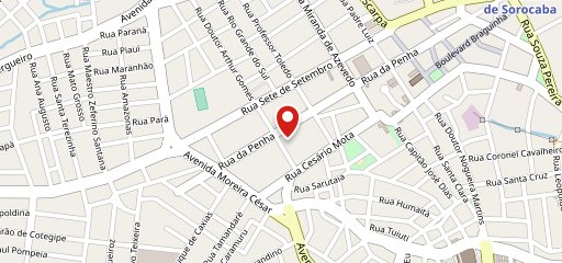 La Coxinha Sorocaba no mapa