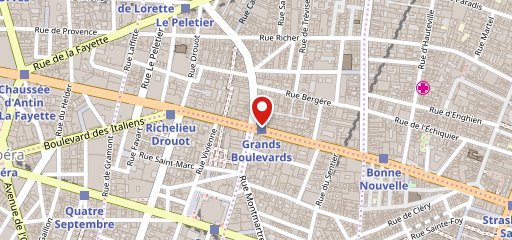 La Crème De Paris Grands-boulevards sur la carte