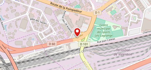 La Criée Bonneuil sur la carte