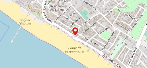 La Croisette Saint Jean de Monts sur la carte