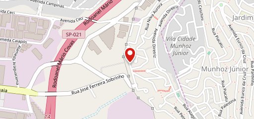 La Cucina Romana no mapa