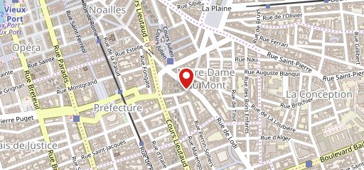 La dame du mont sur la carte