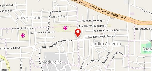 La Fabbrica Juventus Jardim América no mapa