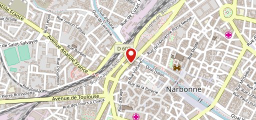 Boulangerie La Fabrique Narbonne sur la carte