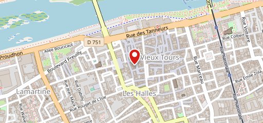 Crêperie La Fabrique Tours sur la carte