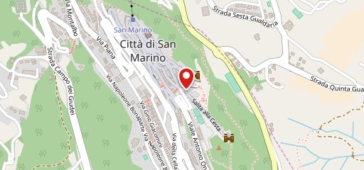 La Fratta sur la carte