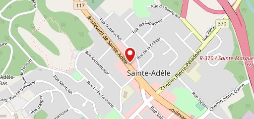 Friterie de Ste-Adèle sur la carte