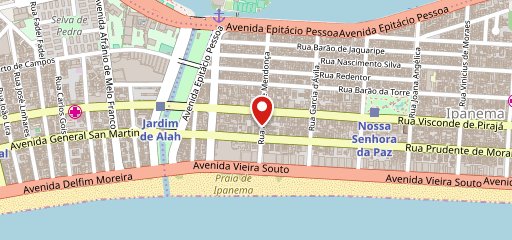 La Fruteria Ipanema no mapa