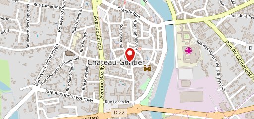 La Galettière Château-Gontier sur la carte