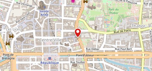 Crêperie la Gavotte Rennes sur la carte