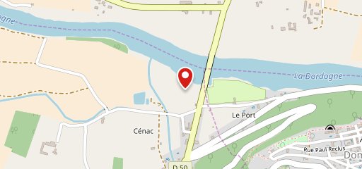 La Guinguette du pont de Cénac sur la carte