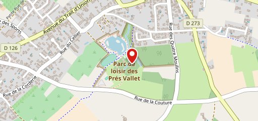 La Guinguette des Prés Valet sur la carte