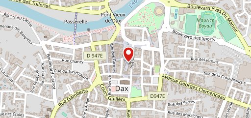 La Guitoune en Ville Dax sur la carte