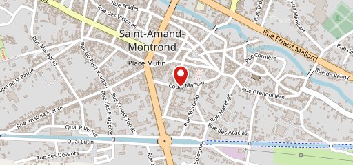 Café Restaurant La Lanterne Saint Amand Montrond sur la carte