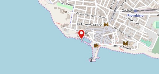 La Nuova Lega Navale Ristorante Pizzeria sul Mare a Piombino sulla mappa