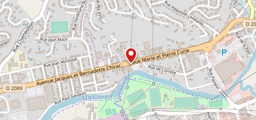 Brit Hotel Brive sur la carte