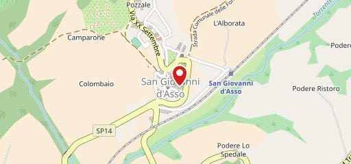 La Locanda del Castello sur la carte