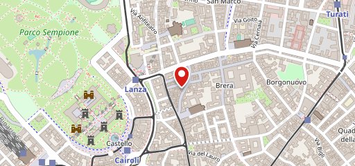 La Locanda di Brera sur la carte