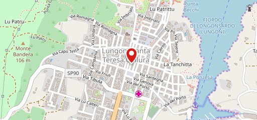 Pizzeria "La Lucciola" sur la carte