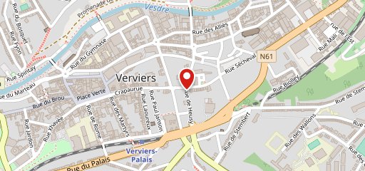 La Mairie - Verviers sur la carte