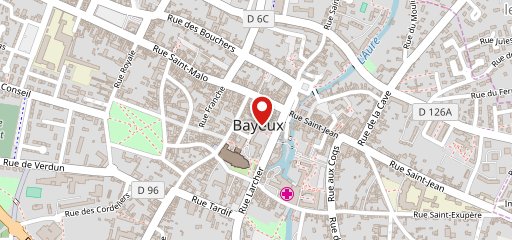 La Maison B - Bayeux sur la carte