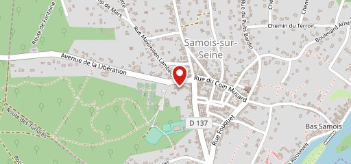 Maison de Champgosier sur la carte