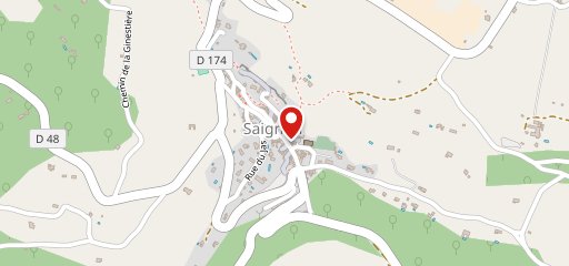 La maison de Solveig sur la carte