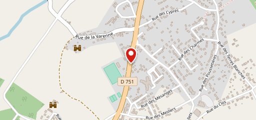 La maison des burgers sur la carte