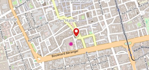 Le Bistrot Des Halles Tours on map