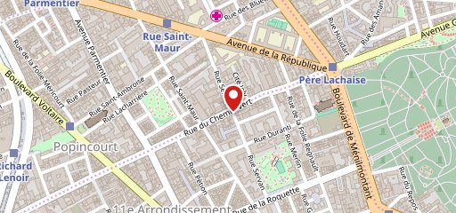 La Maison Du Daya - Paris 11 sur la carte