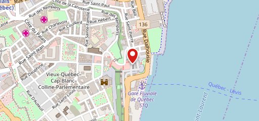 Café La Maison Smith Notre-Dame sur la carte