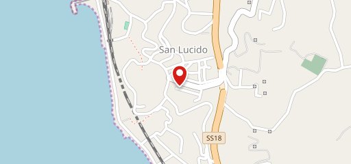 La Mandorla San Lucido sur la carte