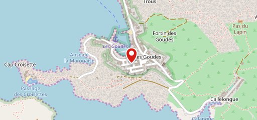 Grand Bar des Goudes sur la carte