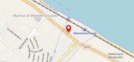 Ristorante Pizzeria Hotel La Marinella sulla mappa