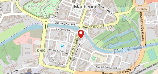 La Maubeugeoise sur la carte