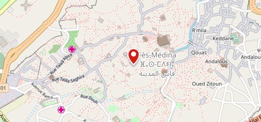 La Medina sur la carte