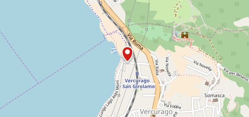 La mela verde sulla mappa