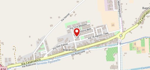 Pizzeria la Meridiana Macerone sulla mappa