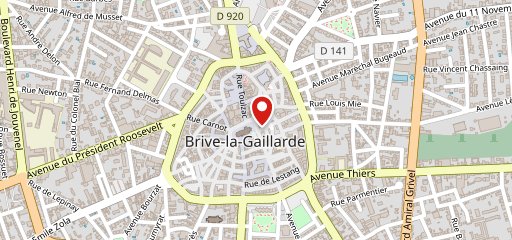 La Mie Câline Brive la Gaillarde sur la carte