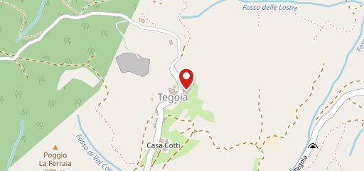 Osteria La Montagnola Tegoia sulla mappa