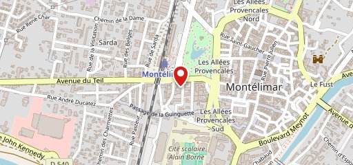 La Montilienne sur la carte