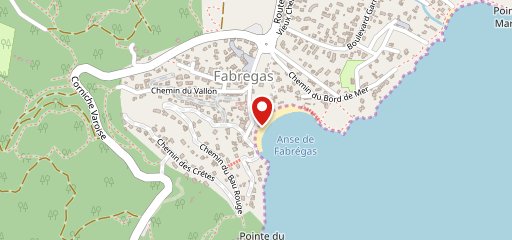 La Paillote Fabregas sur la carte